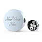 Cute Unicorn Print Circle Charm Leather Bracelet