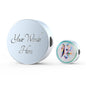 Horse Painting Print Circle Charm Steel Bracelet