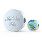 Afra Cichlid Fish Print Luxury Circle Charm Bracelet