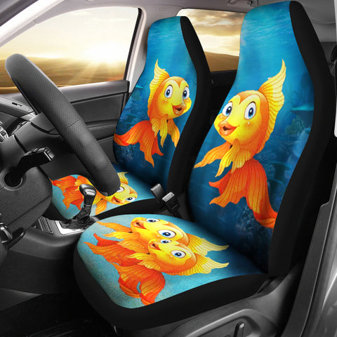Goldfish Print Car Seat Covers