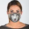 Siberian Husky Print Face Mask