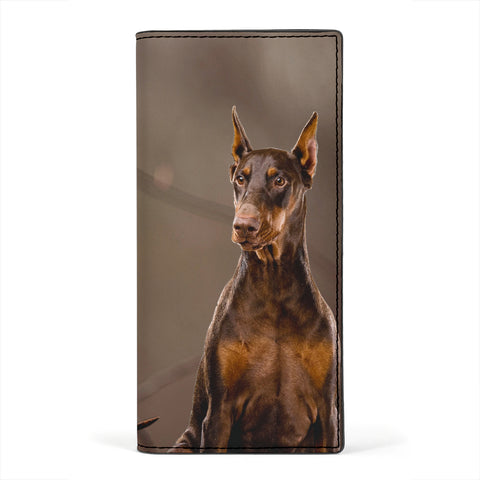 Dobermann Print Women's Leather Wallet