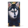 Siberian Husky Dog Print Women's Leather Wallet