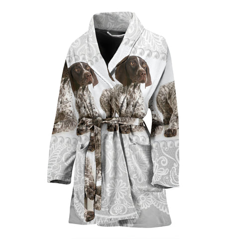 Amazing English Springer Spaniel Dog Print Women's Bath Robe