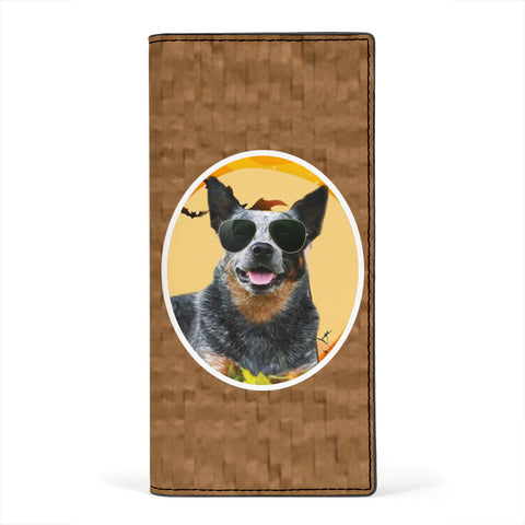Australian Cattle Dog Print Women's Leather Wallet