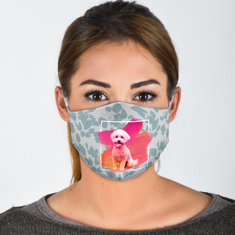 Pomeranian Dog Print Face Mask