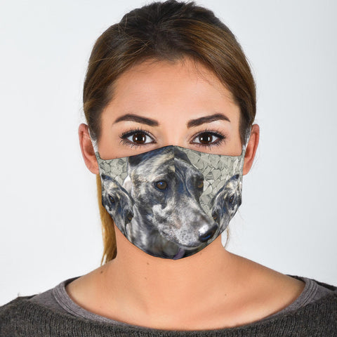 Greyhound Print Face Mask