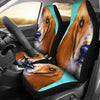 Basset Hound Dog Art Print Car Seat Covers