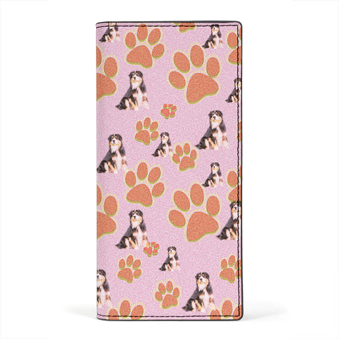 English Shepherd Print Women's Leather Wallet