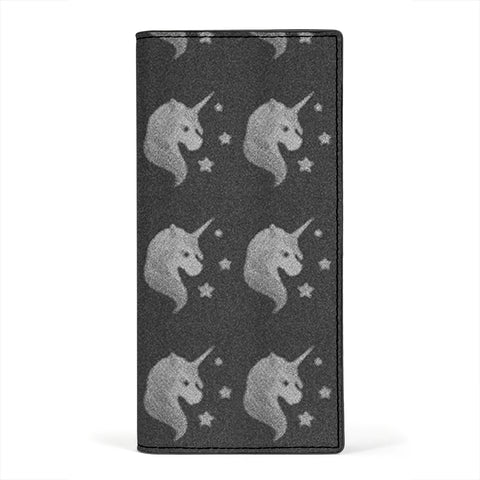 Unicorn Patterns Print Women's Leather Wallet