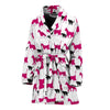 Amazing Walking Cats Print Women's Bath Robe