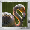 Beautiful Swan Bird Print Shower Curtains