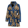 Norwich Terrier Print Women's Bath Robe