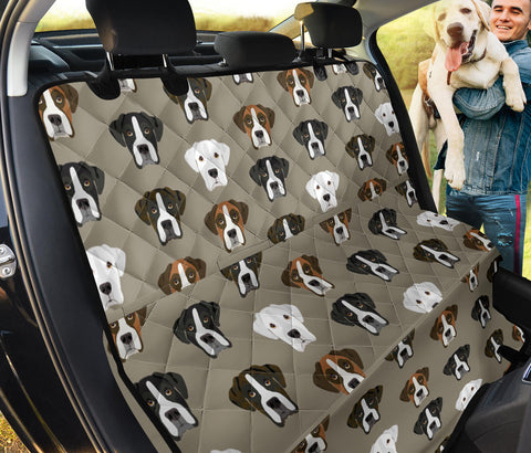 Boxer Dog Pattern Print Pet Seat Covers