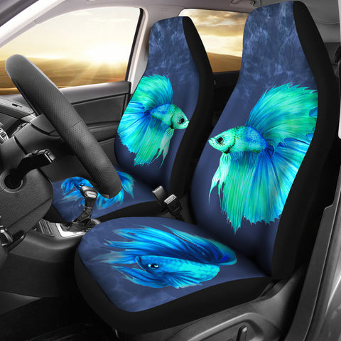 Siamese Fighting Fish (Betta Fish) Print Car Seat Covers