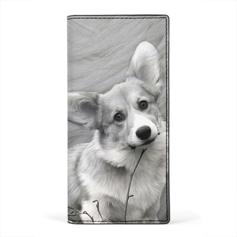 Cardigan Welsh Corgi Print Women's Leather Wallet