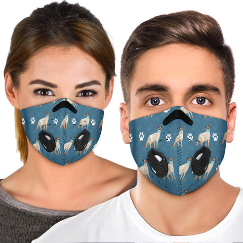 Balinese Cat Print Premium Face Mask