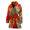 Selkirk Rex Cat Art Print Women's Bath Robe