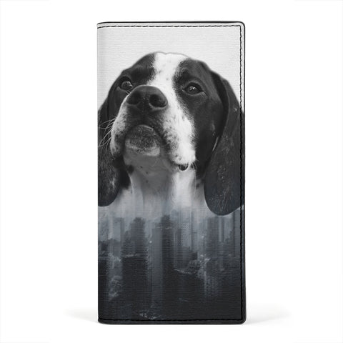 English Pointer Print Women's Leather Wallet