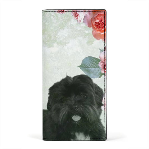 Affenpinscher Print Women's Leather Wallet