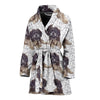 Affenpinscher Dog Print Women's Bath Robe