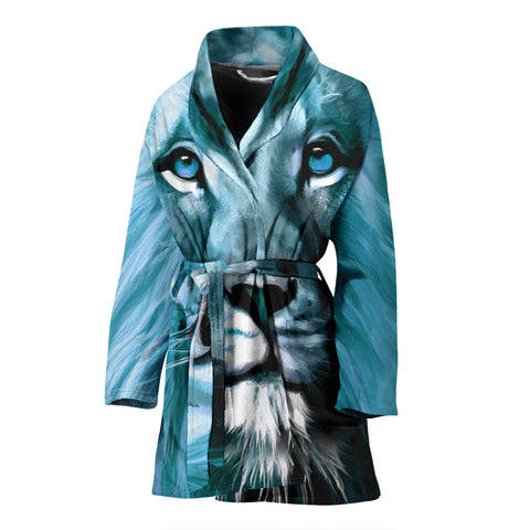 Lion Art Print Women's Limited Edition Bath Rob