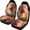 Cute Bordeaux Mastiff Print Car Seat Covers