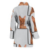 LaPerm Cat Print Women's Bath Robe