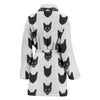 Bombay Cat Pattern Print Women's Bath Robe
