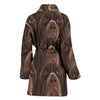 German Shorthaired Pointer Face Print Women's Bath Robe