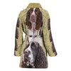 Cute English Springer Spaniel Print Women's Bath Robe