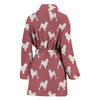 Lowchen Dog Pattern Print Women's Bath Robe