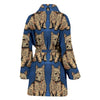 Norwich Terrier Print Women's Bath Robe