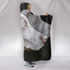 Weimaraner Dog Watercolor Art Print Hooded Blanket