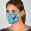 Cute Parrots Patterns Print Face Mask