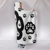 Paws Print Hooded Blanket