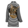 American Bobtail Cat Print Women's Bath Robe