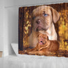 Bordeaux Mastiff Print Shower Curtains