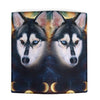 Siberian Husky Dog Print Women's Leather Wallet