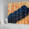 Newfoundland Dog Art Print Shower Curtains