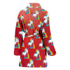 Rainbow Unicorn Patterns Print Women's Bath Robe