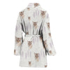 Javanese Cat Patterns Print Women's Bath Robe