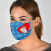 Ragdoll Cat Love Print Face Mask