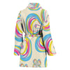 Floral Designed Print Women's Bath Robe