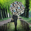 Siberian Husky Eyes Print Umbrellas