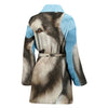Alaskan Malamute Print Women's Bath Robe