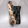 Lovely Australian Terrier Print Hooded Blanket