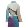 Waterdrop Print Women's Bath Robe