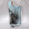 Lovely Cat Art Print Hooded Blanket