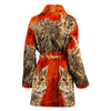 Selkirk Rex Cat Art Print Women's Bath Robe